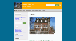 Desktop Screenshot of domaineclairlieu.be
